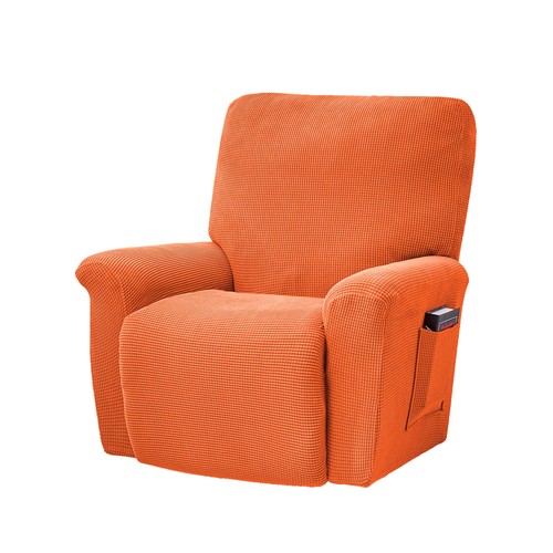 Stretch Recliner Chair Covers, 4-Piece Soft Sofa Cover Thick Single Seat Couc...