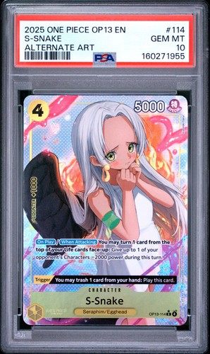 S-Snake (Alternate Art) graded PSA 10 for sale on eBay