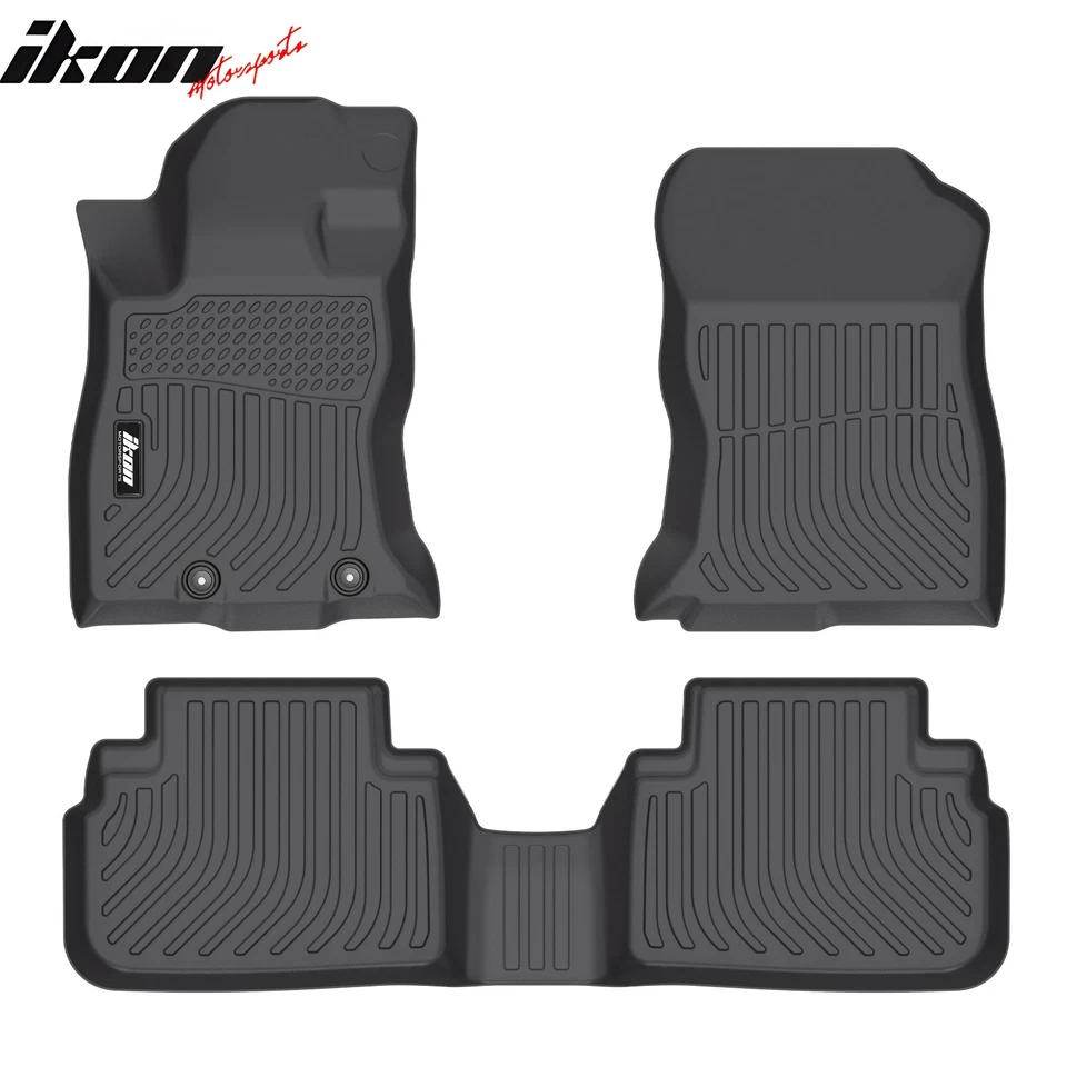 Juego de 3 piezas alfombrillas 3D para Subaru Forester 19-24 forro para todas las estaciones TPE