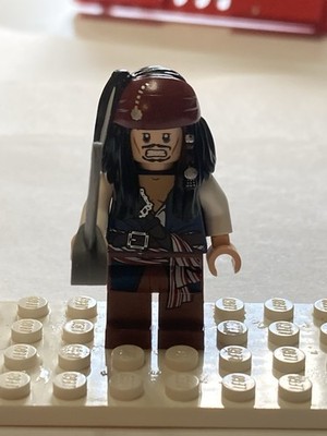 Captain Jack Sparrow w/ Sword | LEGO Pirates of the Caribbean Minifigures