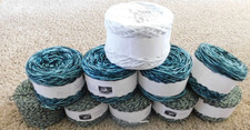 26-723 10 Large New Recycled Varigated Croche...