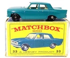 LESNEY MATCHBOX NO. 33 FORD ZEPHYR SEDAN - MINT BOXED