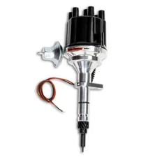 Pertronix D109700 Black Cap Billet Distributor w Ignitor II for GM L6 / Toyota F