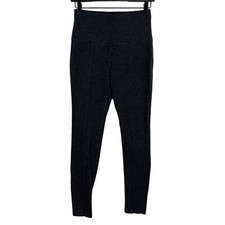 Lysse Womens Size XS 25 Pintucked Leggings Ankle Gray High Rise