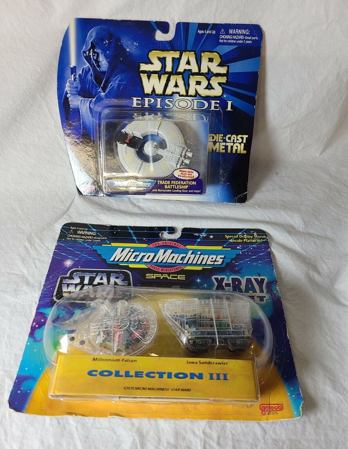 1995 Star Wars X-Ray Fleet  Trade Battleship  Collections Galoob Micro Machines 