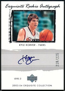 kyle korver autograph
