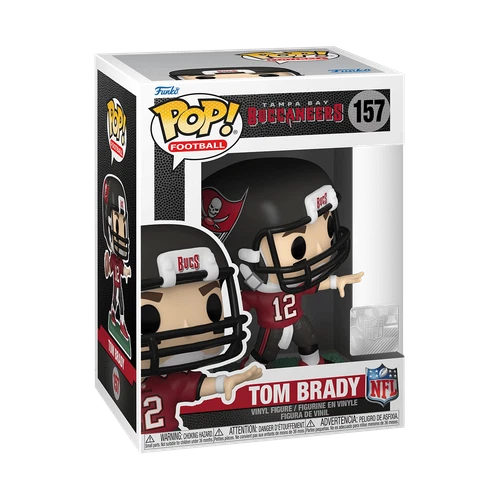 Funko Pop Football NFL Tampa Bay Buccaneers Tom Brady #157 Vinyl Figure NIB PP