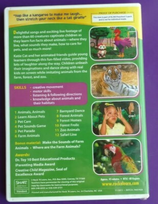 Rock N Learn: Dance With The Animals DVD | eBay