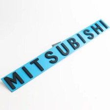 Mitsubishi Logo Matte Black Car 3d Letters Front Hood Emblem Logo Badge Sticker Mitsubishi Logo Matte Black Car 3d Letters Front Hood Emblem Logo Badge Sticker