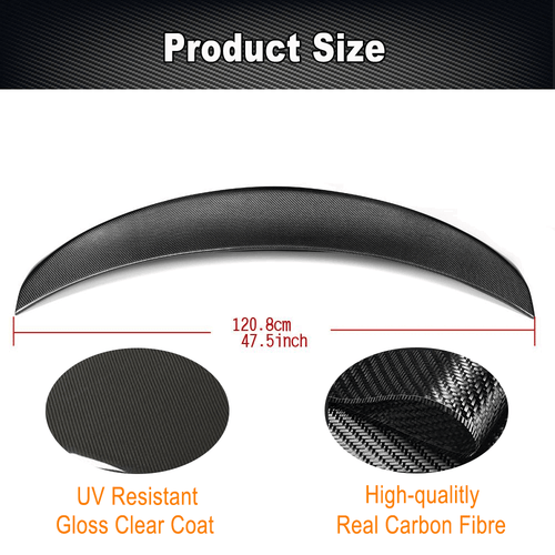 Carbon Heckspoiler Spoiler Flügel Abrisskante Lippe Für BMW 3er E90 2005-2008 - Bild 7 von 12