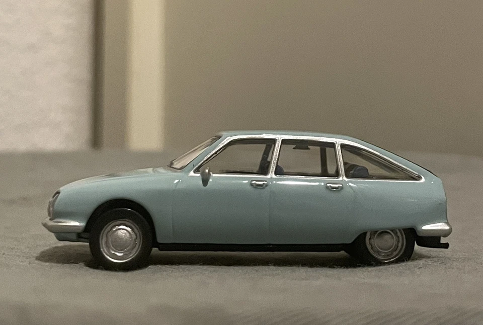 Modellino Norev Citroen GS Blu 1/64 1:64 3 Inches Citroën Nuovo Senza Scatola - Immagine 3 di 4