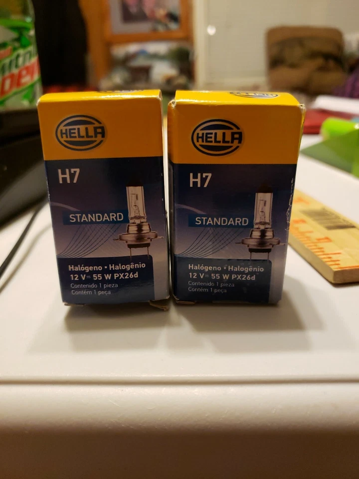 Juego de 7 faros Hella H7 Foto 2 de 3