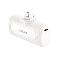 5000Mah Powerbank USB-C Schnelllader 20W Smartphone Pd Laden Power Bank Weiß
