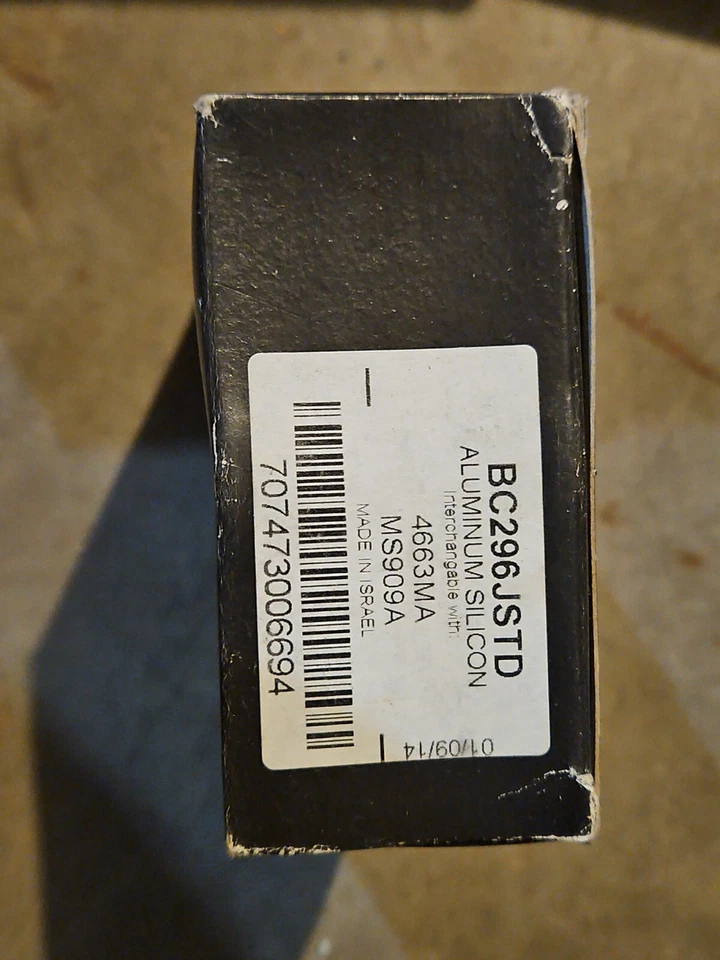 NOVO Enginetech BC296JSTD ALUMÍNIO SILÍCIO Conjunto de Rolamentos Principais do Virabrequim do Motor - Imagem 2 de 4