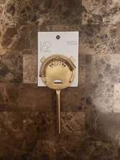 Project 62 Matte Gold Cocktail Strainer Elegant Design