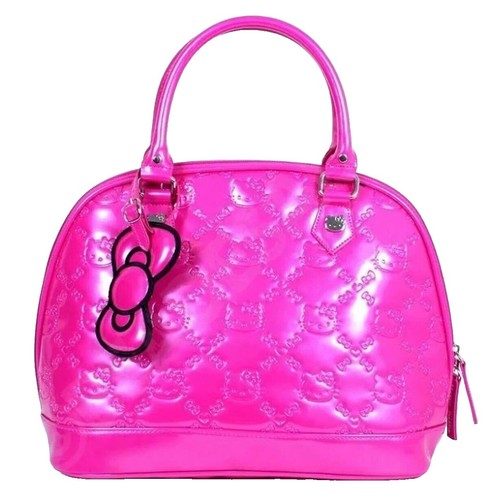Rare Hello Kitty 2012 Graphic Patchwork Punk Loungefly Tote Bag