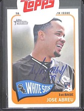 2014 Topps Heritage Rookie Real One Autograph #ROA-JOA Jose Abreu