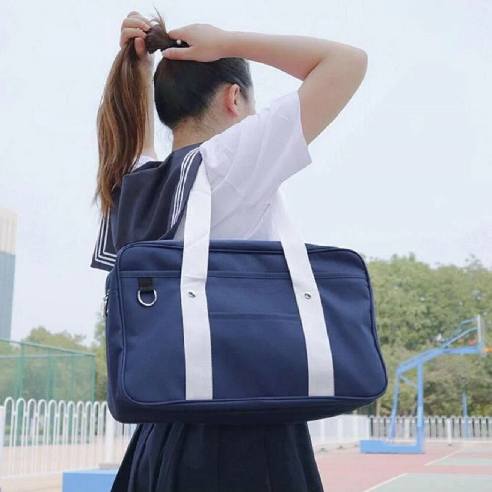 Japanese School Uniform Student JK Bookbag Handbag Shoulder Bag