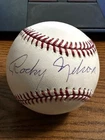 ROCKY NELSON SIGNED AUTOGRAPHED OML BASEBALL!  Pirates, Cardinals, Dodgers!