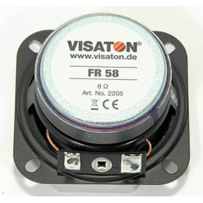 Visaton FR58-8 2-1/4'' Full-Range Paper Cone Driver 8 Ohm