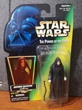 Kenner Star Wars: Power of the Force Green Card Emperor Palpatine (1996)