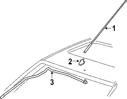 适用于福特福克斯 2000 - 2011 车顶安装空中天线桅杆和底座全新调幅/调频 — 第 4/4 张图片