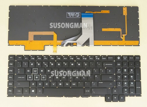 New UK For HP OMEN 17-an110na 17-an111na 17-an150na Keyboard Colorful backlit - 第 1/1 張圖片
