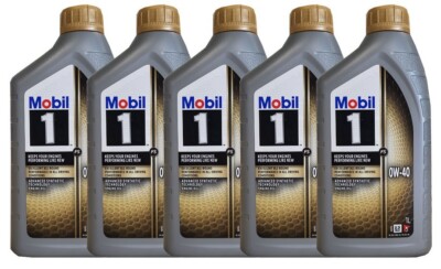 Mobil 1 FS 0W-40 Motoröl MB 229.5 Porsche A40  VW 50200 VW 50500 5 Liter Set