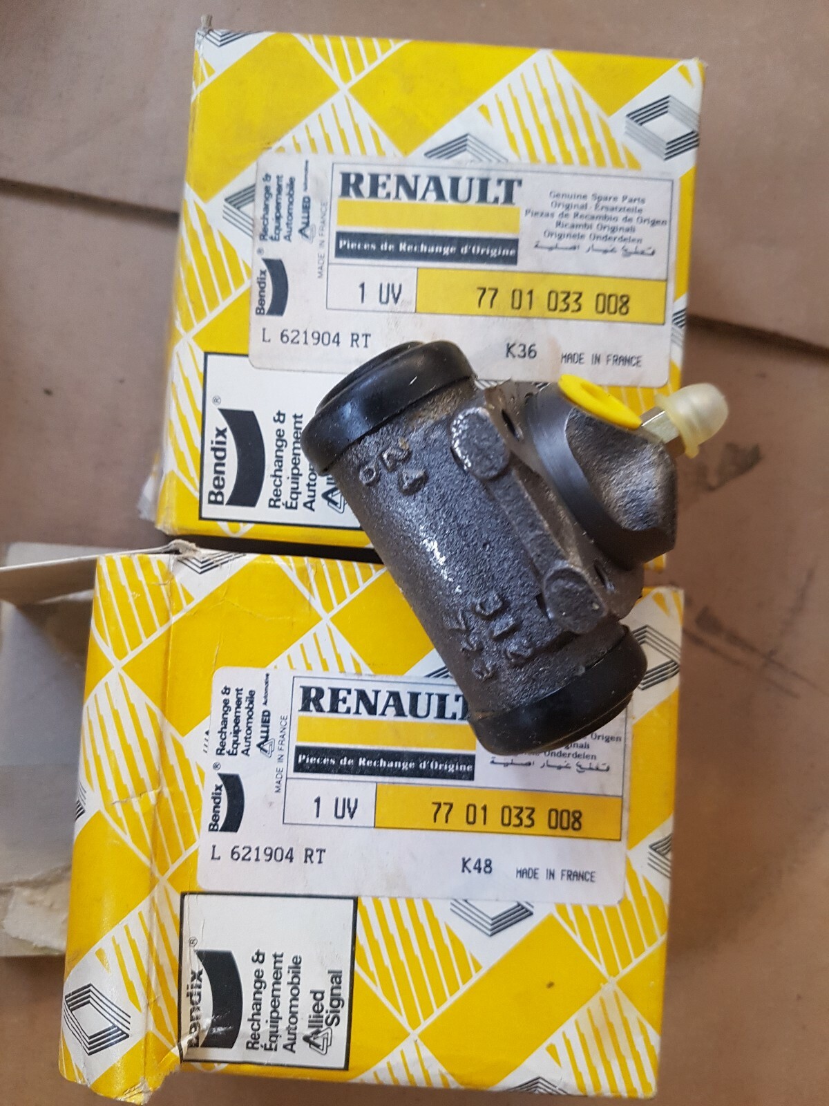 Cilindretto freno Posteriore Originale Renault 770103300 R 9 11  PEUGEOT 309