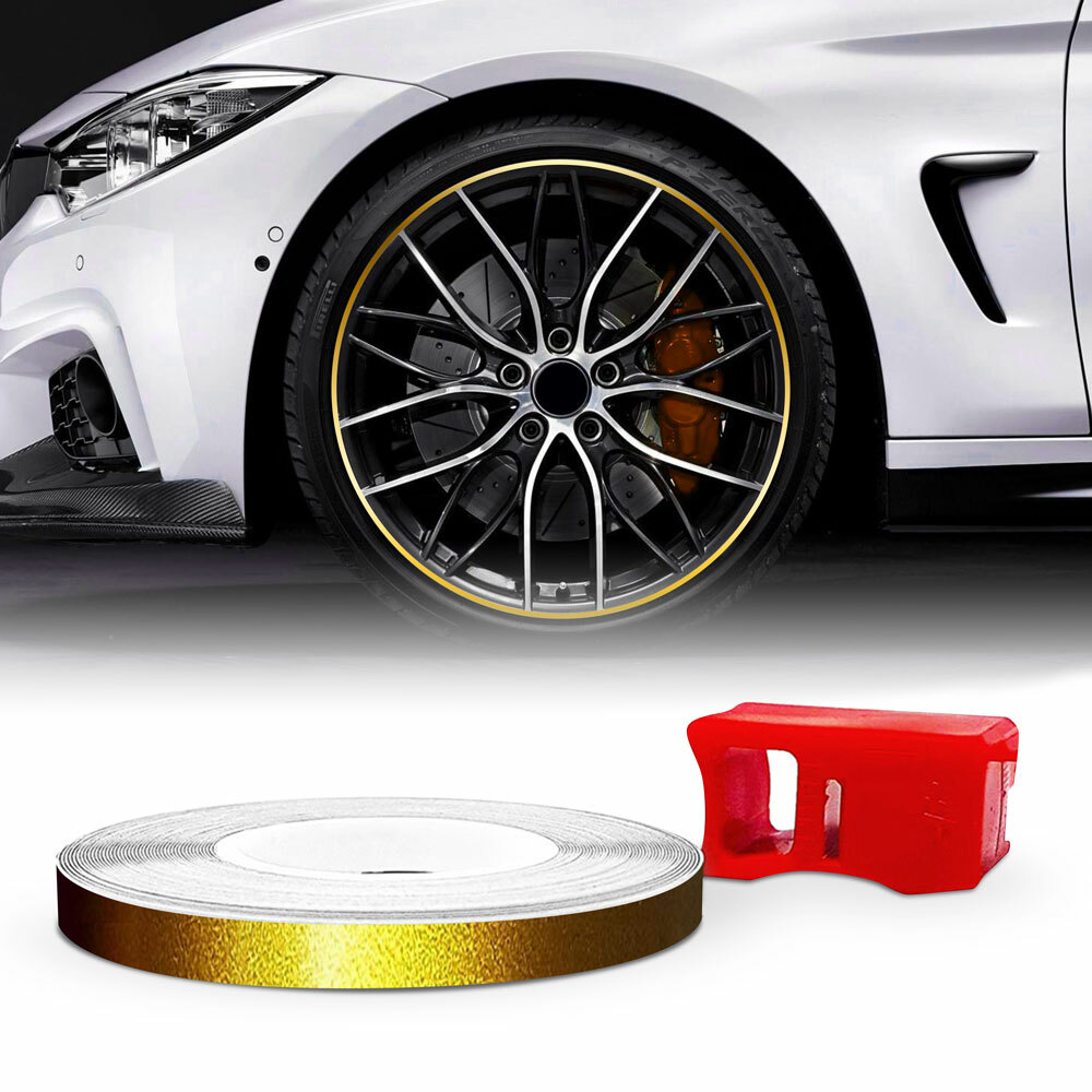 Wheel Trim Stripe Racing Magnesio 5 mm x 6 mt con Applicatore