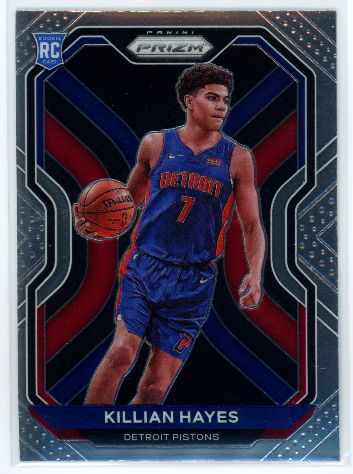 Killian Hayes 2020-21 Panini Prizm Base RC #270 Rookie Detroit Pistons