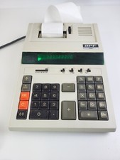 Vintage APF Electronics Mark 285 Adding Calculator - Tested- Missing RollHolder