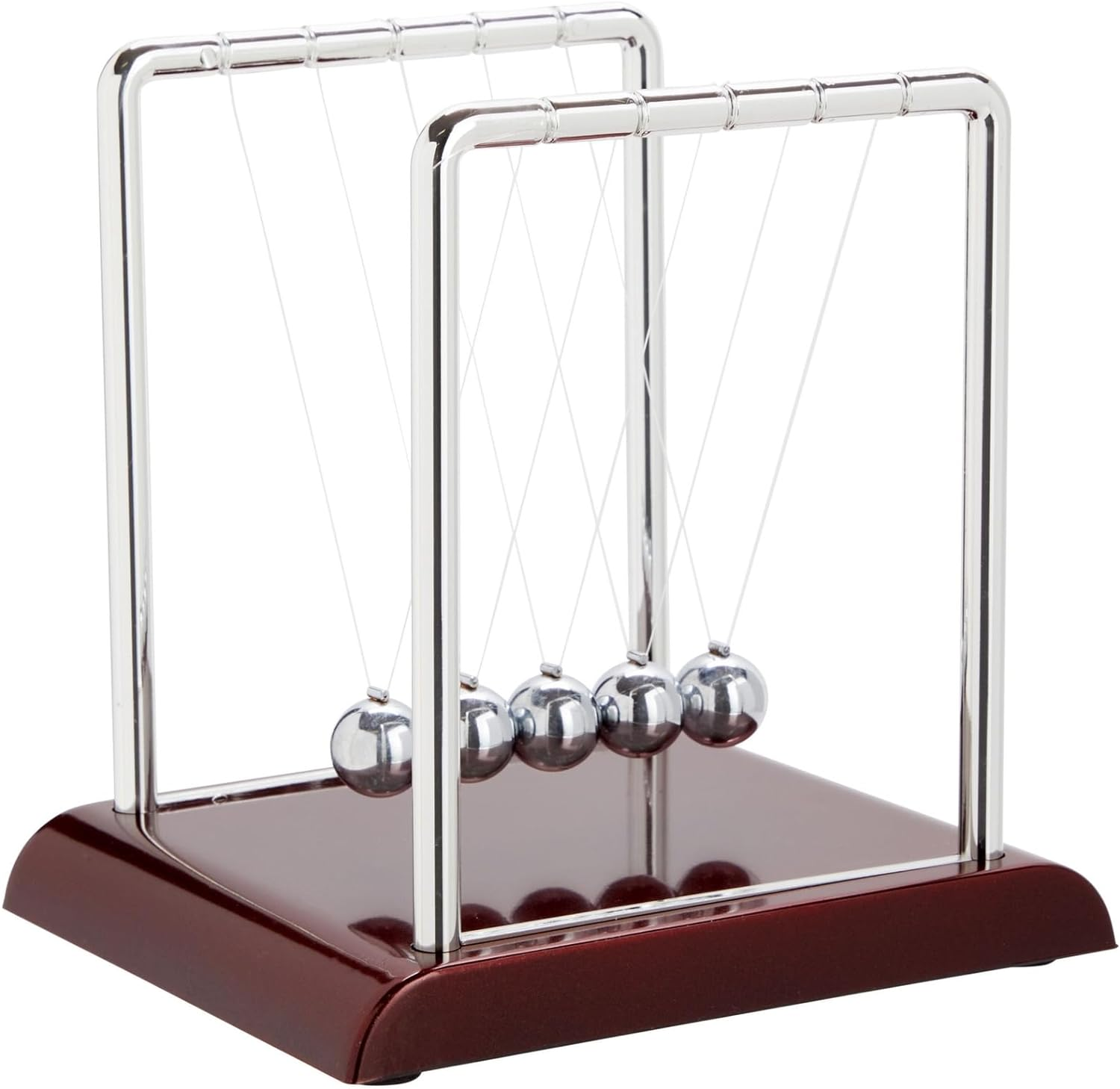 Newton'S Cradle Balance Pendulum, Physics Learning Desk Toy, Swinging Kinetic Ba