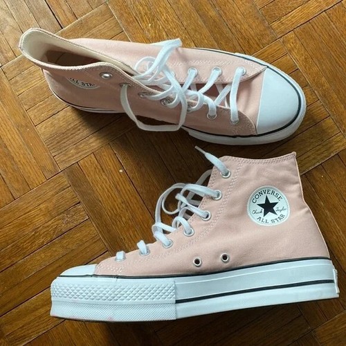 Converse Chuck Taylor All Star Platform Sneakers Shoes Light Pink | eBay