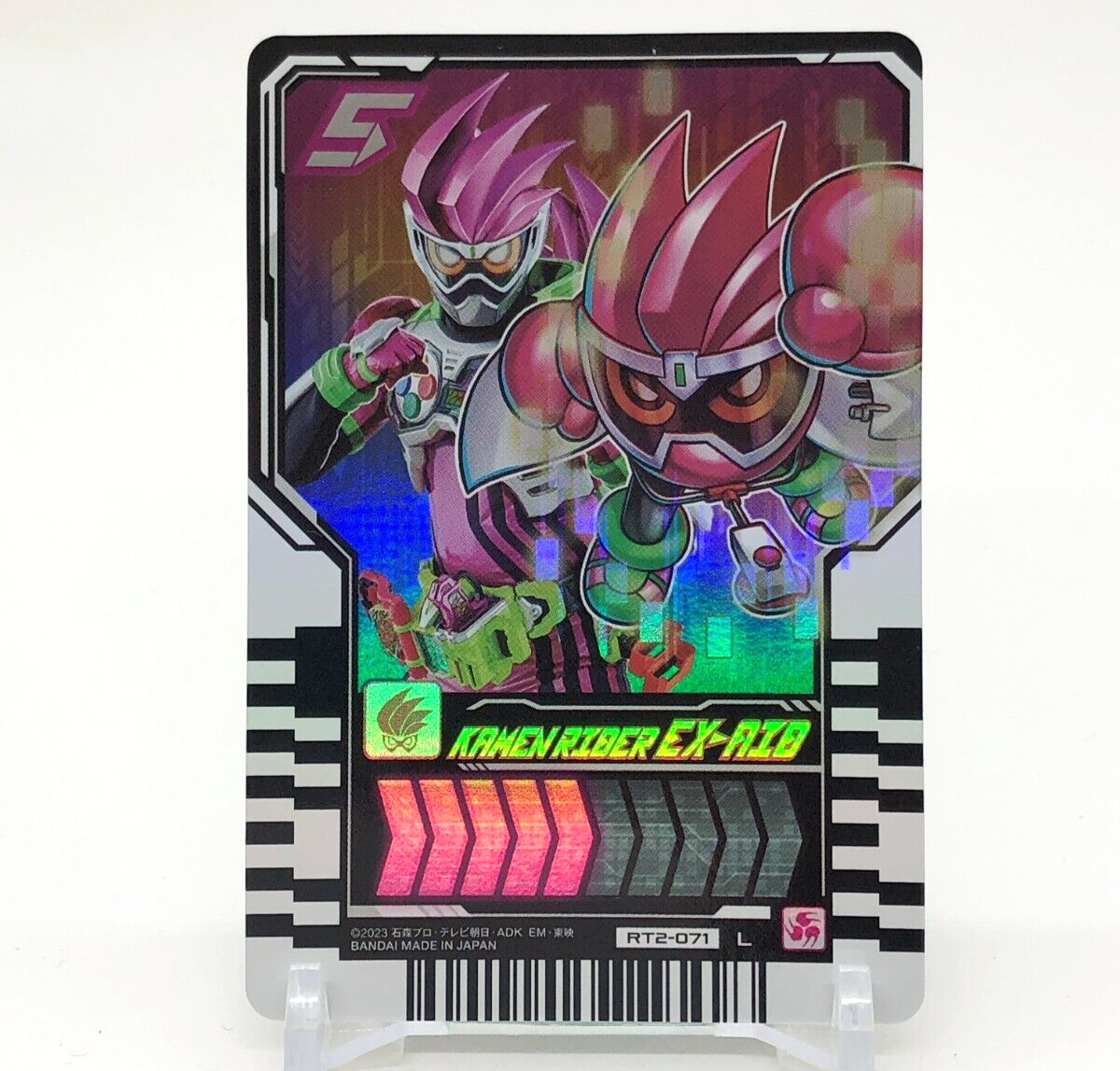 Kamenrider EX-AID Masked Rider Gotchard Ride Chemy Trading Card