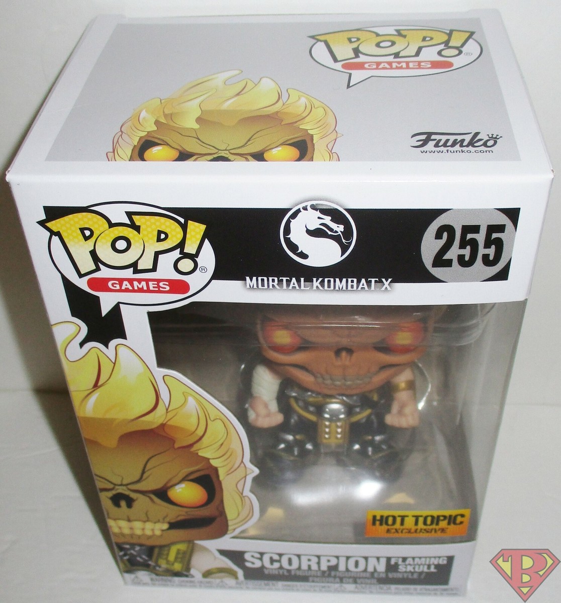 Funko pop スコーピオン スカルヘッド　ホットトピック限定 Funko pop スコーピオン スカルヘッド ホットトピック限定