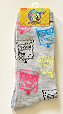 SpongeBob Socks SquarePants Nickelodeon Casual Novelty Socks Pink Blue Gray New