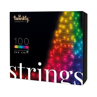 Twinkly Strings   App-Controlled LED Christmas Lights with 100 RGB (16 Millio...