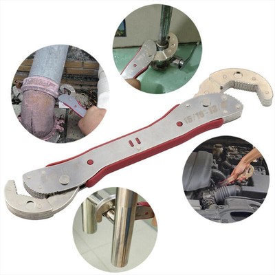 1Pc Car Repair Wrench Universal Wrench 9-45mm Adjustable Multifunctional Wrench 
