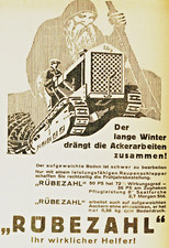 Zugmaschinen Zuckerrüben Rübezahl Kettenschlepper in 1931 Landwirt Fachmagazin