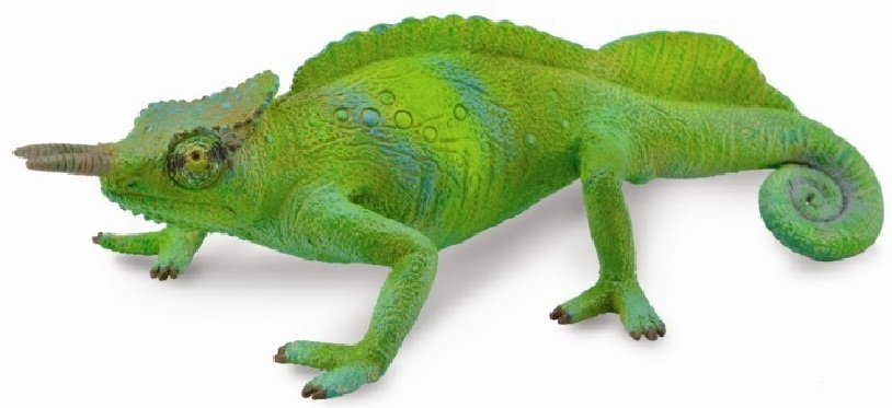 Collecta 88805 Two-Horned Chameleon 11 Cm Wildlife