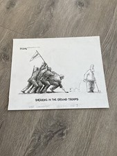 Original Artwork Jack Higgins Cartoon Chicago Sun Times President Bill Clinton