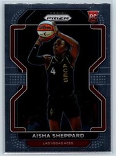 Aisha Sheppard 2022 Panini Prizm WNBA RC Las Vegas Aces #105