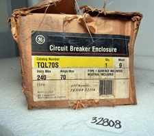 GE Circuit Breaker Enclosure TQL70S (Inv.32808)