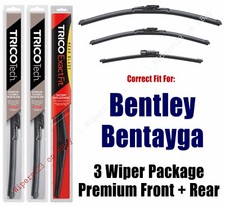 Wipers 3pk Premium Beam Front/Rear fits 2017+ Bentley Bentayga 19260/200/15i