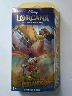 Disney Lorcana Into the Inklands Starter Deck - Moana & Scrooge | eBay
