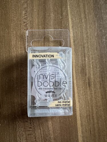 Invisibobble 2x3  Waver innovation hairclip Haarspange Crystal Clear NEU Haare - Bild 1 von 2