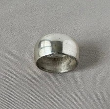 Hand Crafted Morgan Silver Dollar Coin Band Ring Size 10.5;P309