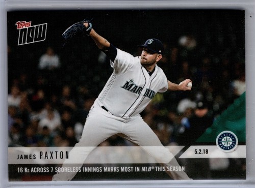 2018 Topps Now 162 James Paxton