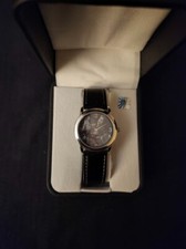 Elvis Presley Collectors Watch New With Box 3 Poses On Face Leather Band